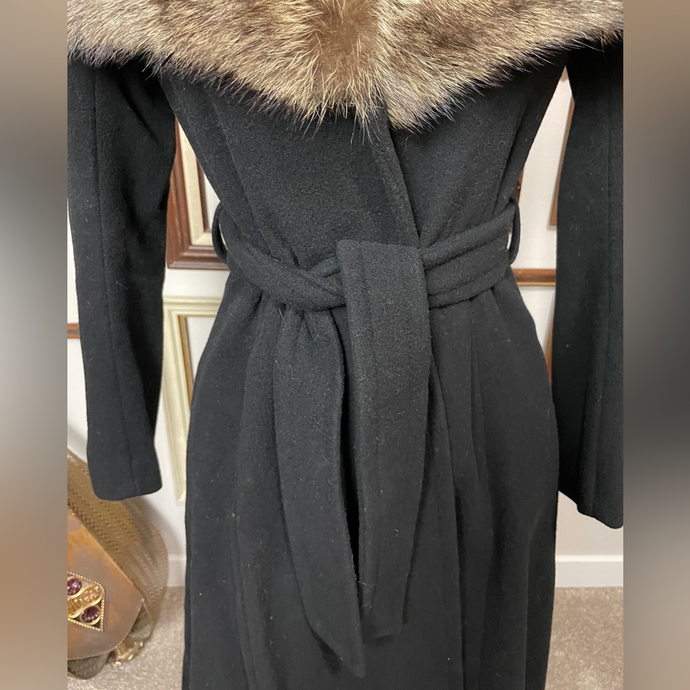 Vintage Bonwit Teller Carol Cohen For Braefair Wrap Coat - Picture 5 of 13
